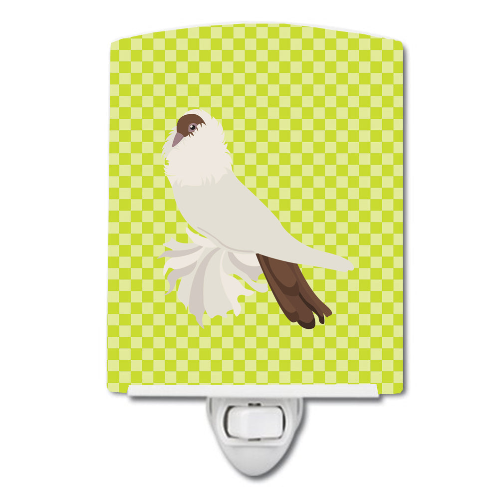 German Helmet Pigeon Green Ceramic Night Light BB7770CNL - the-store.com