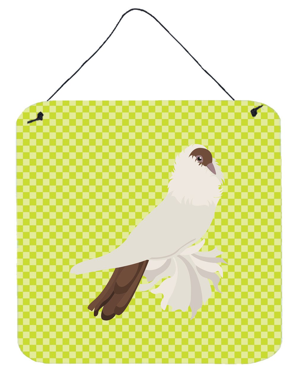 German Helmet Pigeon Green Wall or Door Hanging Prints BB7770DS66 by Caroline's Treasures