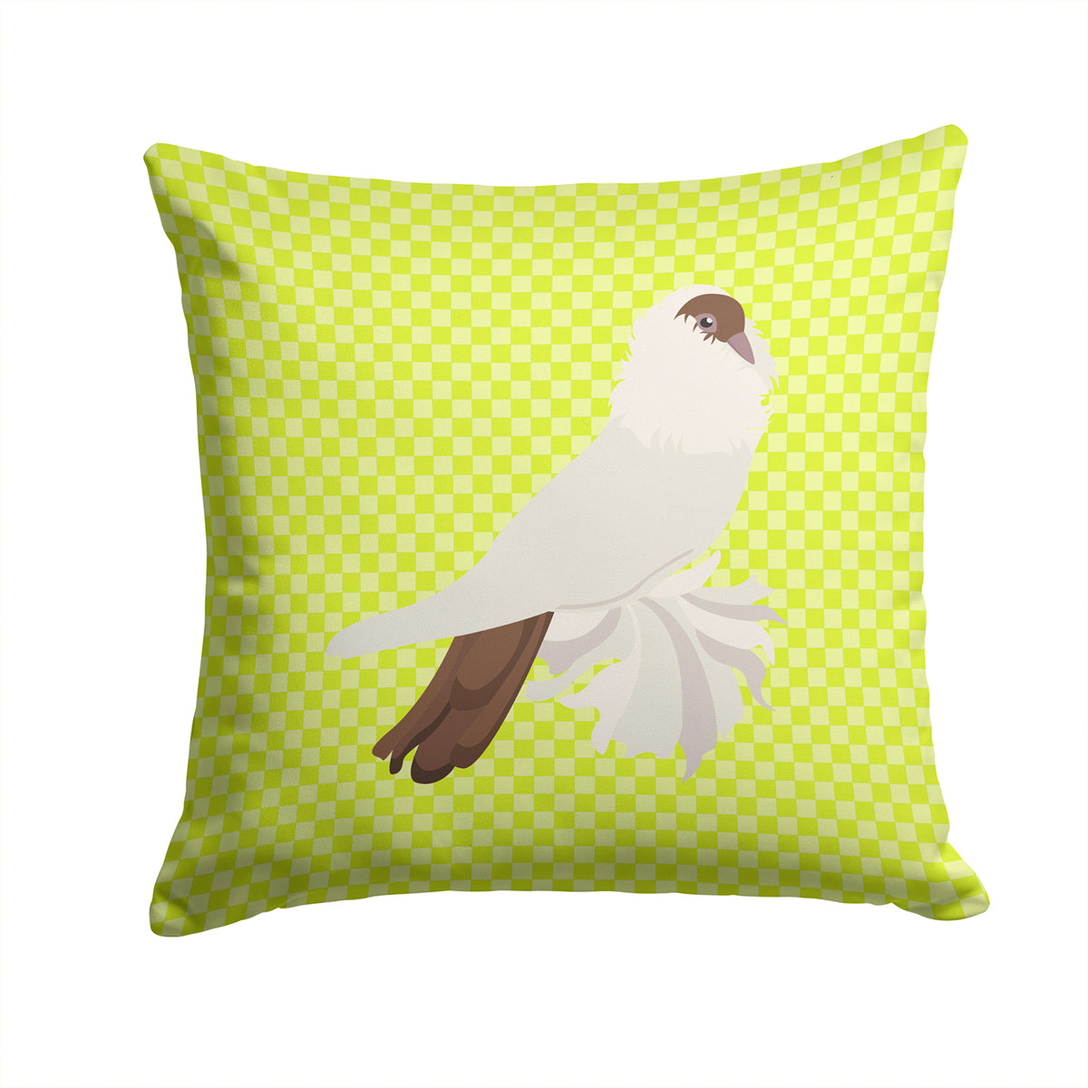 German Helmet Pigeon Green Fabric Decorative Pillow BB7770PW1414 - the-store.com