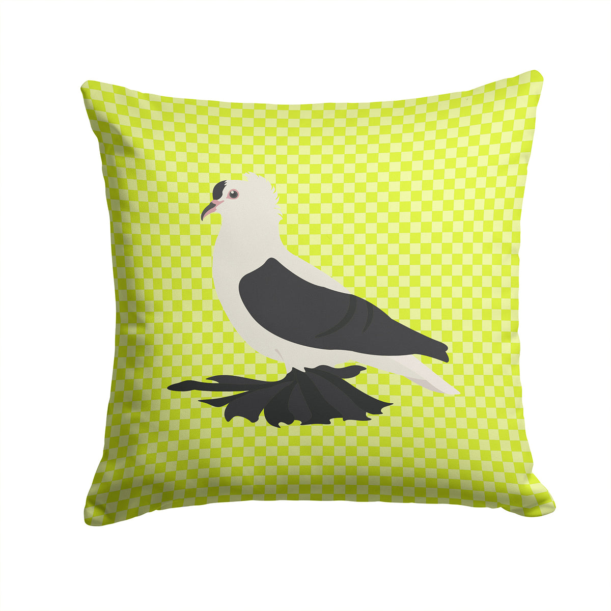 Saxon Fairy Swallow Pigeon Green Fabric Decorative Pillow BB7772PW1414 - the-store.com