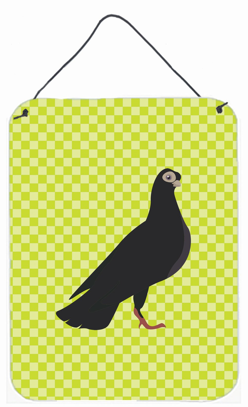 Budapest Highflyer Pigeon Green Wall or Door Hanging Prints BB7773DS1216 by Caroline&#39;s Treasures