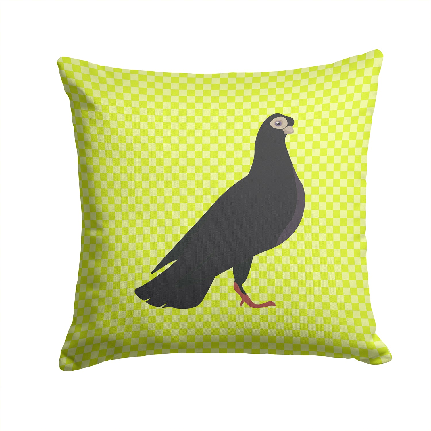 Budapest Highflyer Pigeon Green Fabric Decorative Pillow BB7773PW1414 - the-store.com