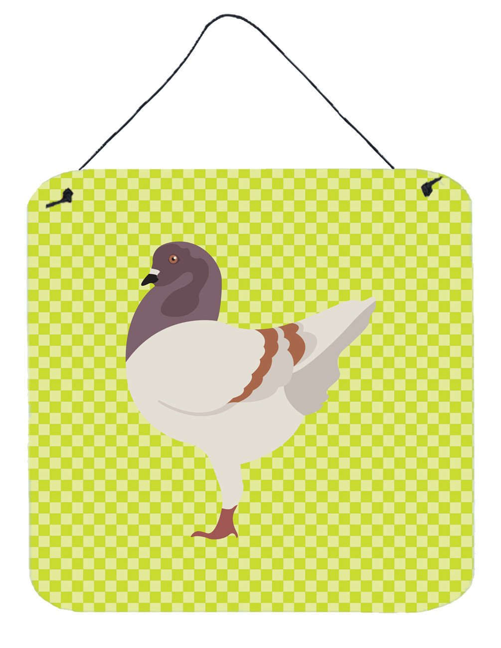 German Modena Pigeon Green Wall or Door Hanging Prints BB7775DS66 by Caroline's Treasures