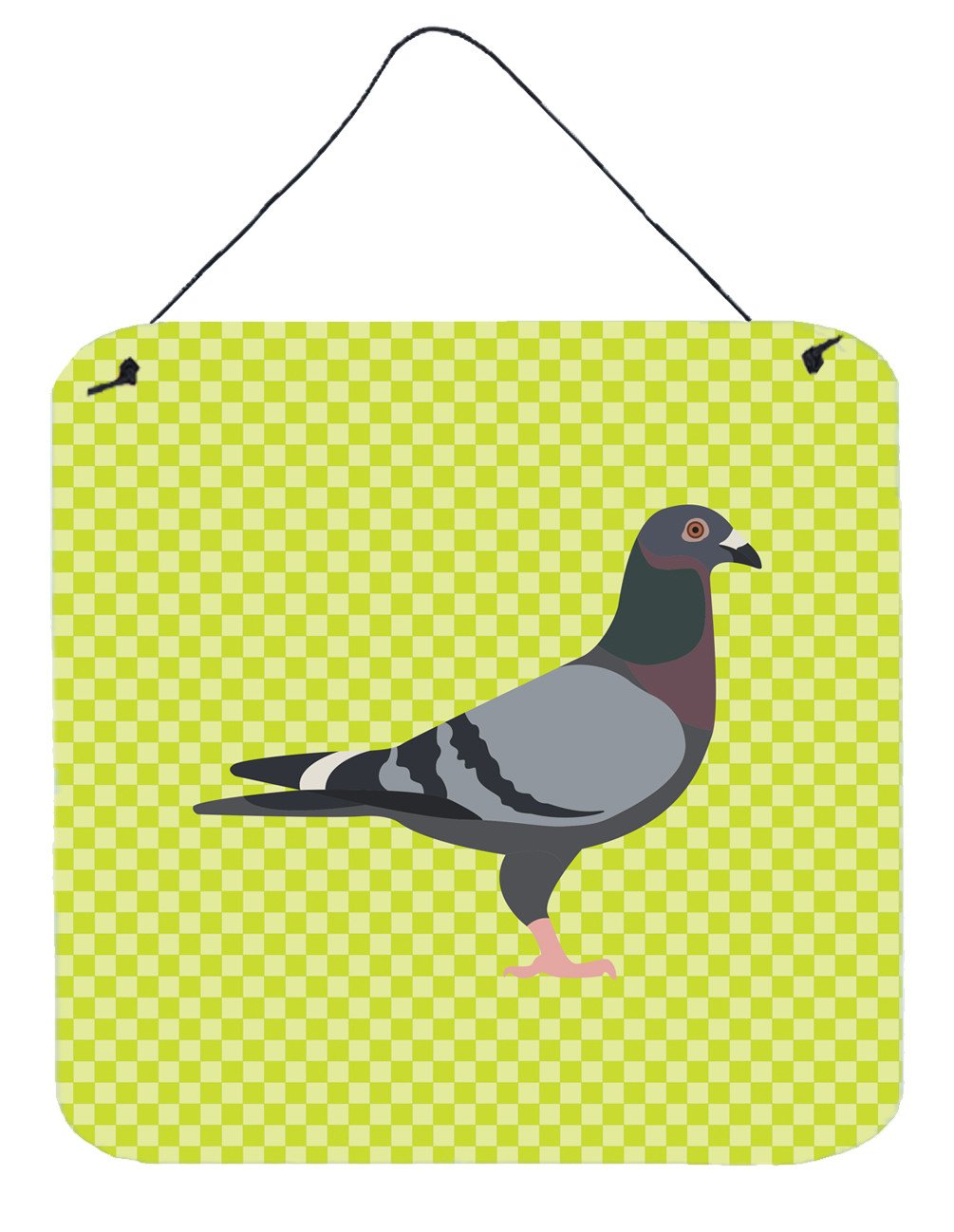 Racing Pigeon Green Wall or Door Hanging Prints BB7777DS66 by Caroline&#39;s Treasures