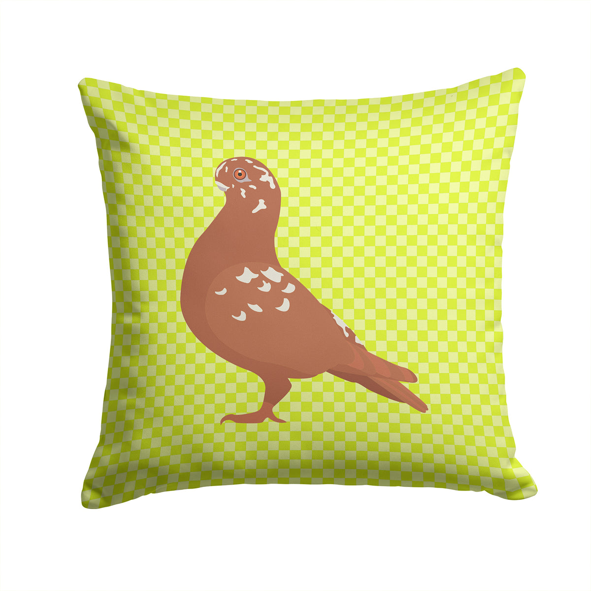 African Owl Pigeon Green Fabric Decorative Pillow BB7779PW1414 - the-store.com