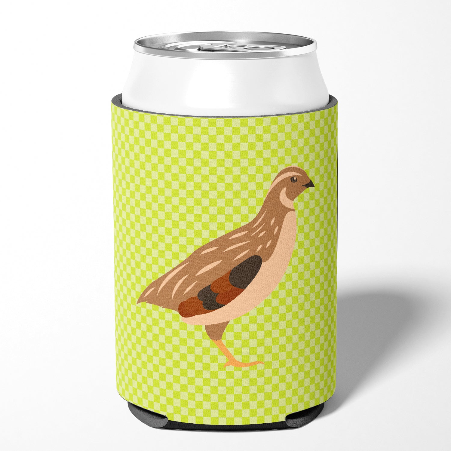 Golden Phoenix Quail Green Can or Bottle Hugger BB7781CC  the-store.com.