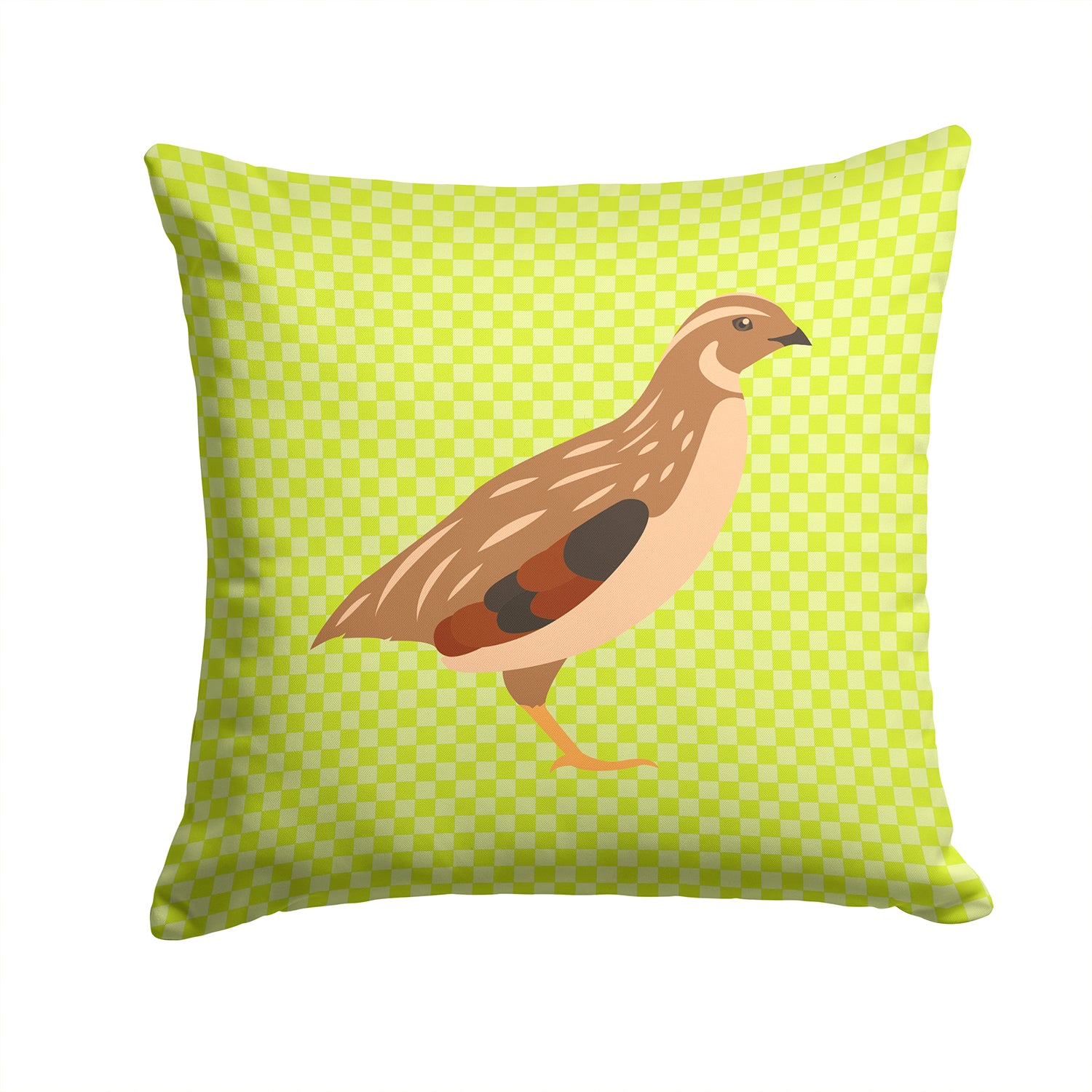 Golden Phoenix Quail Green Fabric Decorative Pillow BB7781PW1414 - the-store.com