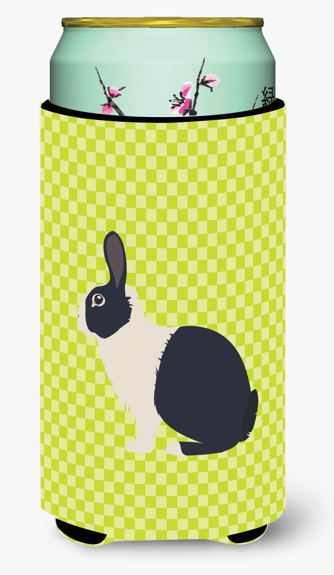 Dutch Rabbit Green Tall Boy Beverage Insulator Hugger BB7784TBC by Caroline's Treasures