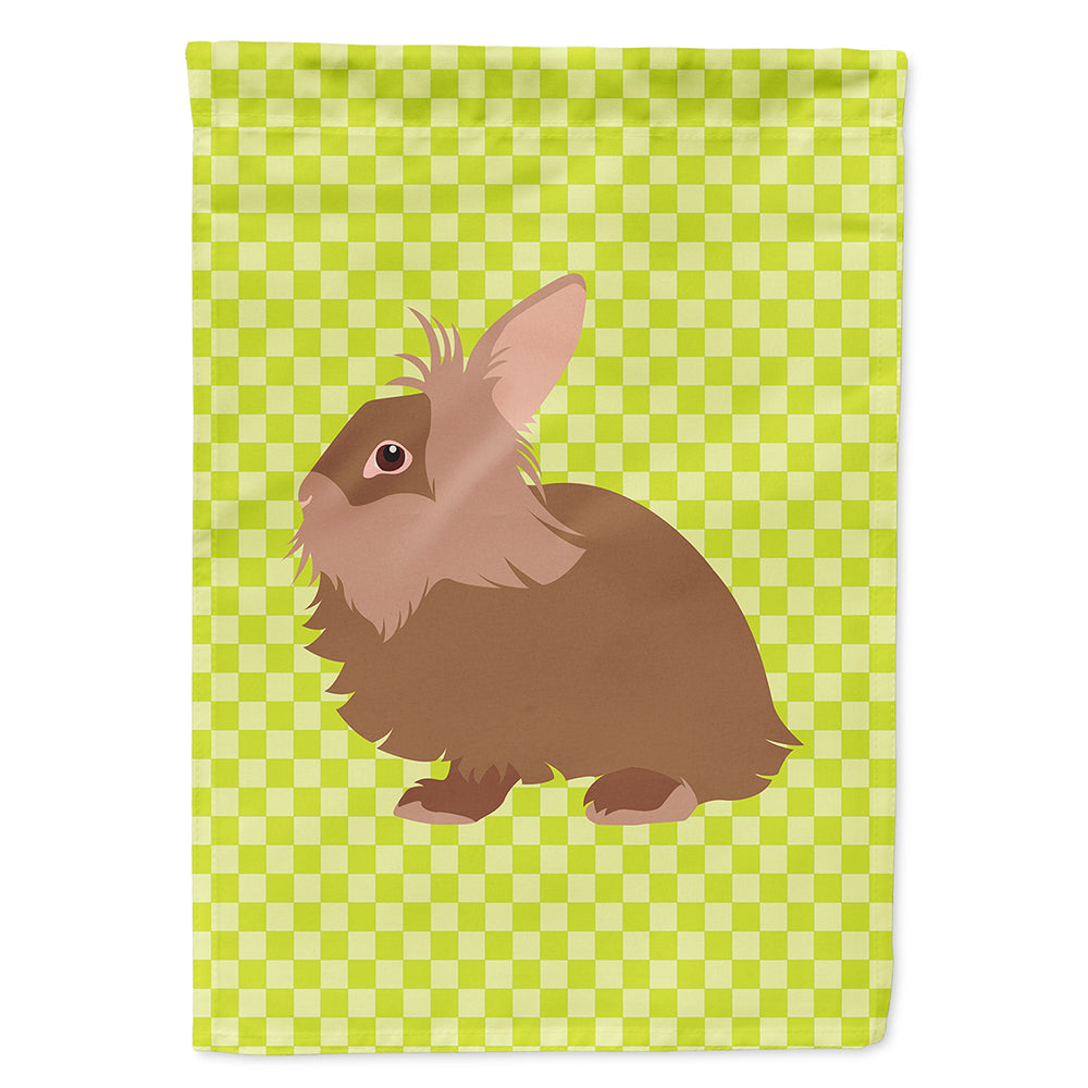 Lionhead Rabbit Green Flag Canvas House Size BB7786CHF  the-store.com.