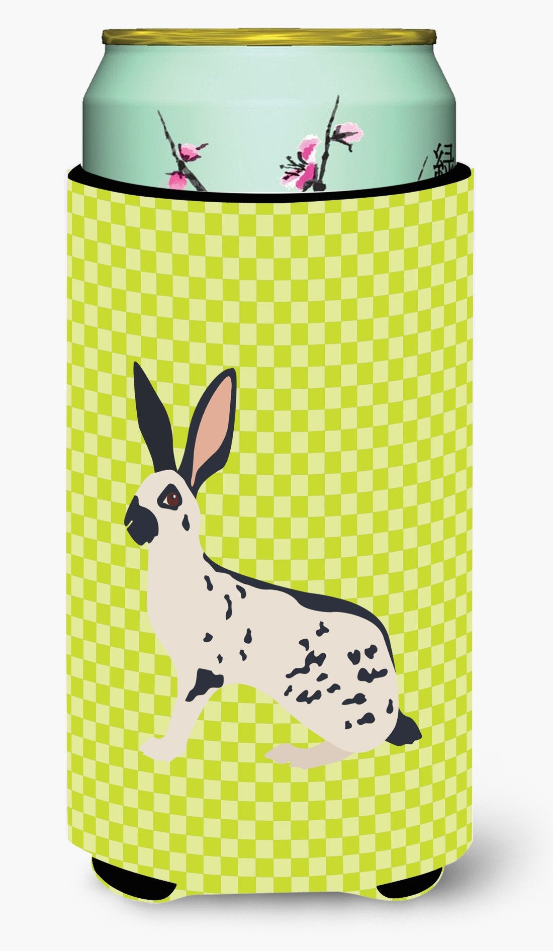 English Spot Rabbit Green Tall Boy Beverage Insulator Hugger BB7787TBC by Caroline's Treasures