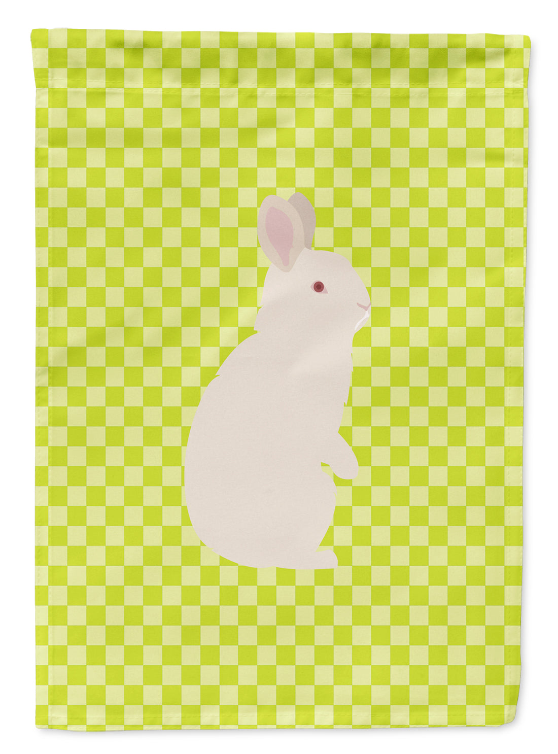 New Zealand White Rabbit Green Flag Garden Size  the-store.com.