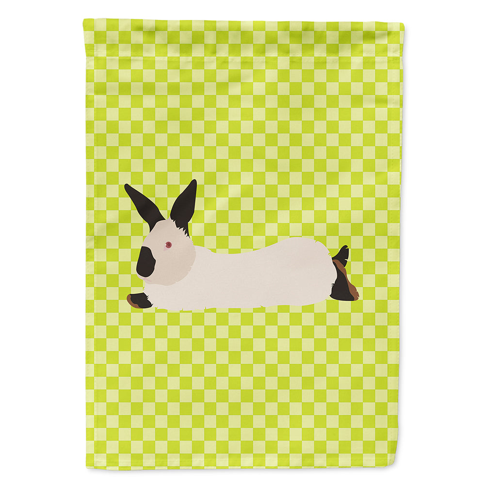 California White Rabbit Green Flag Canvas House Size BB7793CHF  the-store.com.