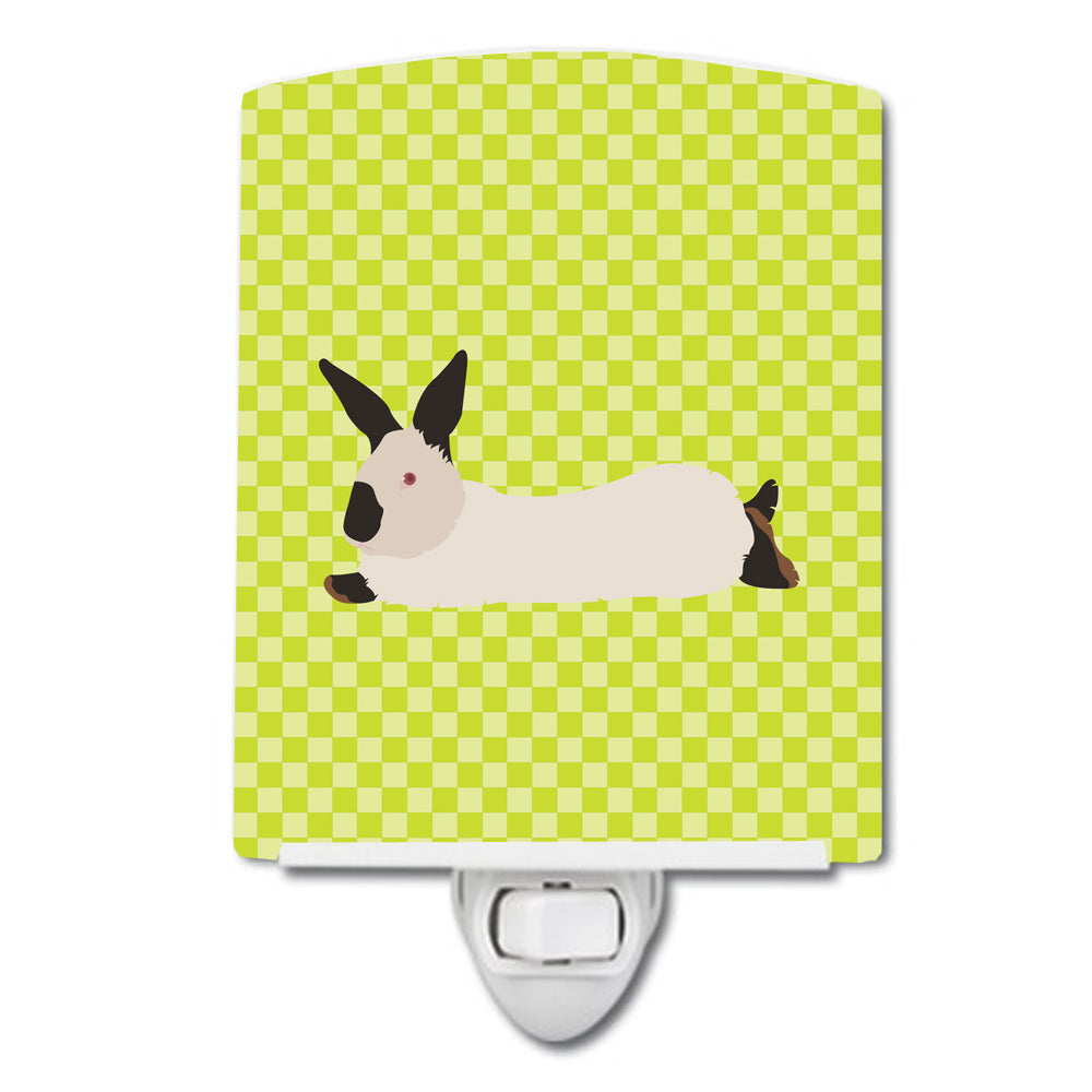 California White Rabbit Green Ceramic Night Light BB7793CNL - the-store.com