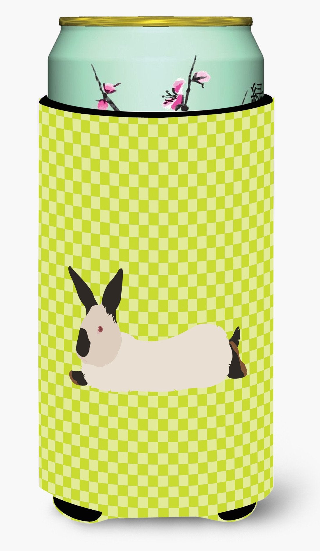 California White Rabbit Green Tall Boy Beverage Insulator Hugger BB7793TBC by Caroline's Treasures