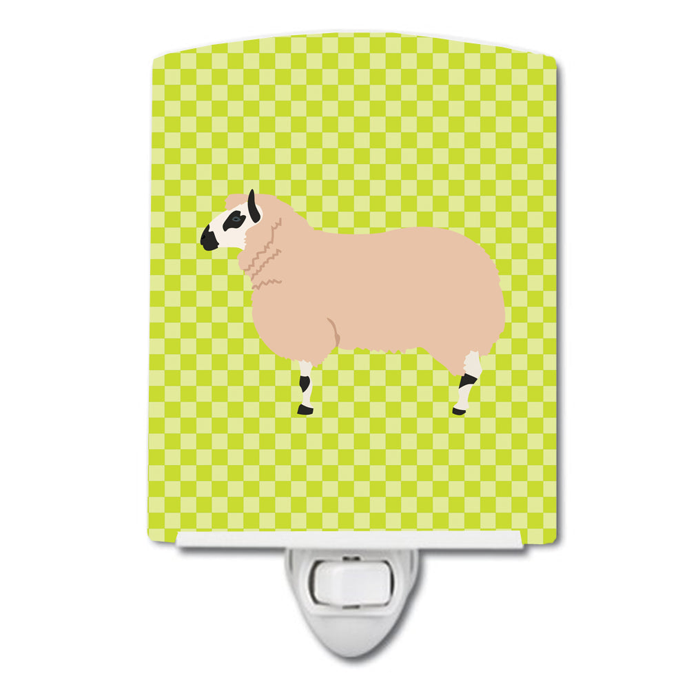 Kerry Hill Sheep Green Ceramic Night Light BB7805CNL - the-store.com