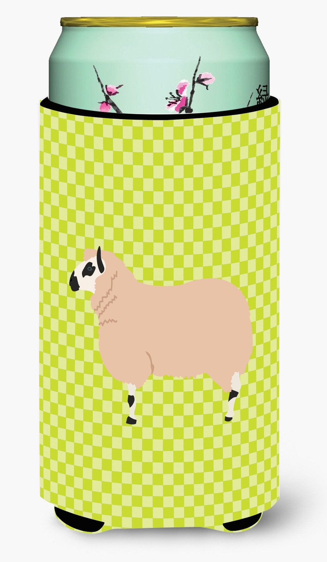 Kerry Hill Sheep Green Tall Boy Beverage Insulator Hugger BB7805TBC by Caroline's Treasures