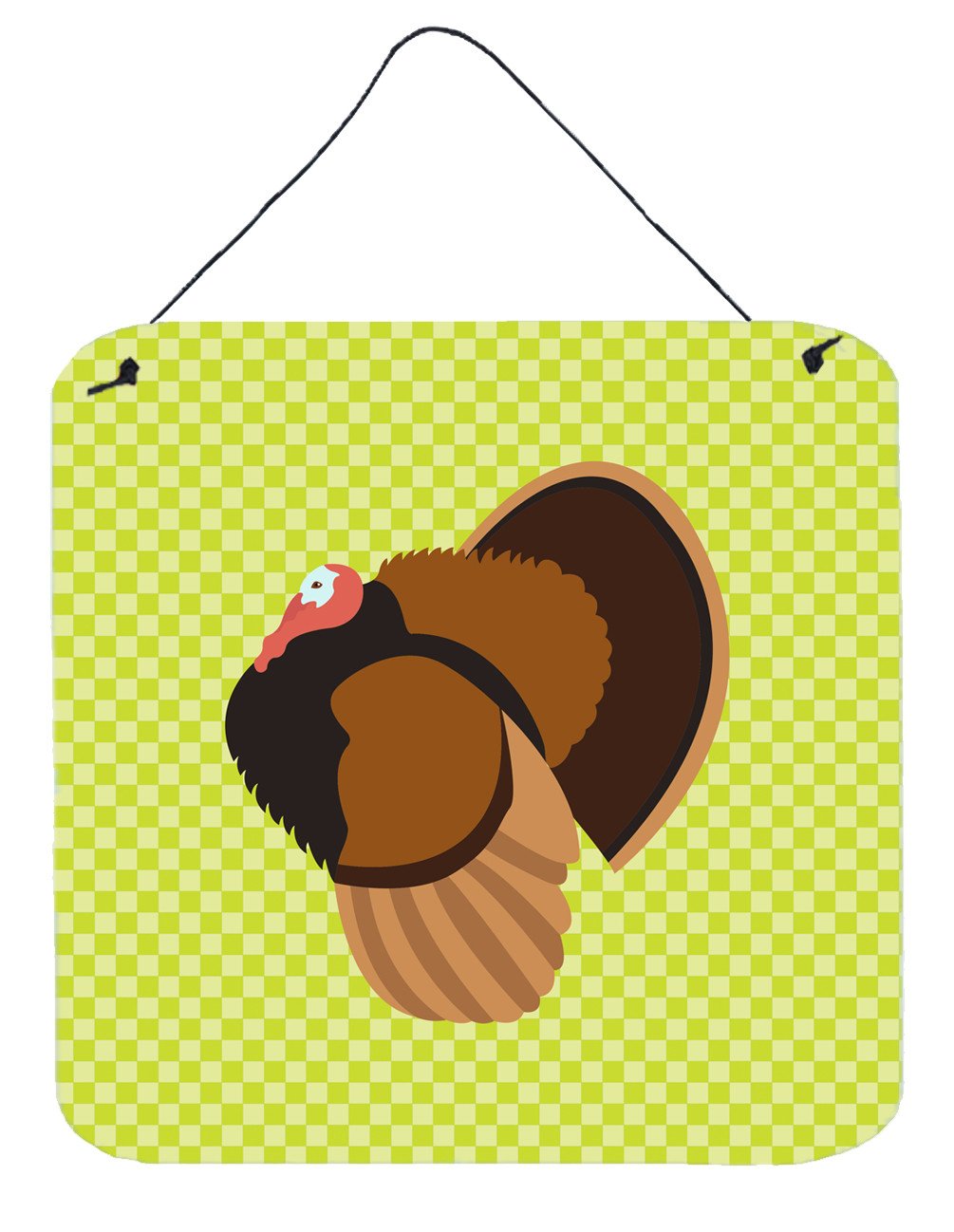 Bronze Turkey Green Wall or Door Hanging Prints BB7812DS66 by Caroline&#39;s Treasures