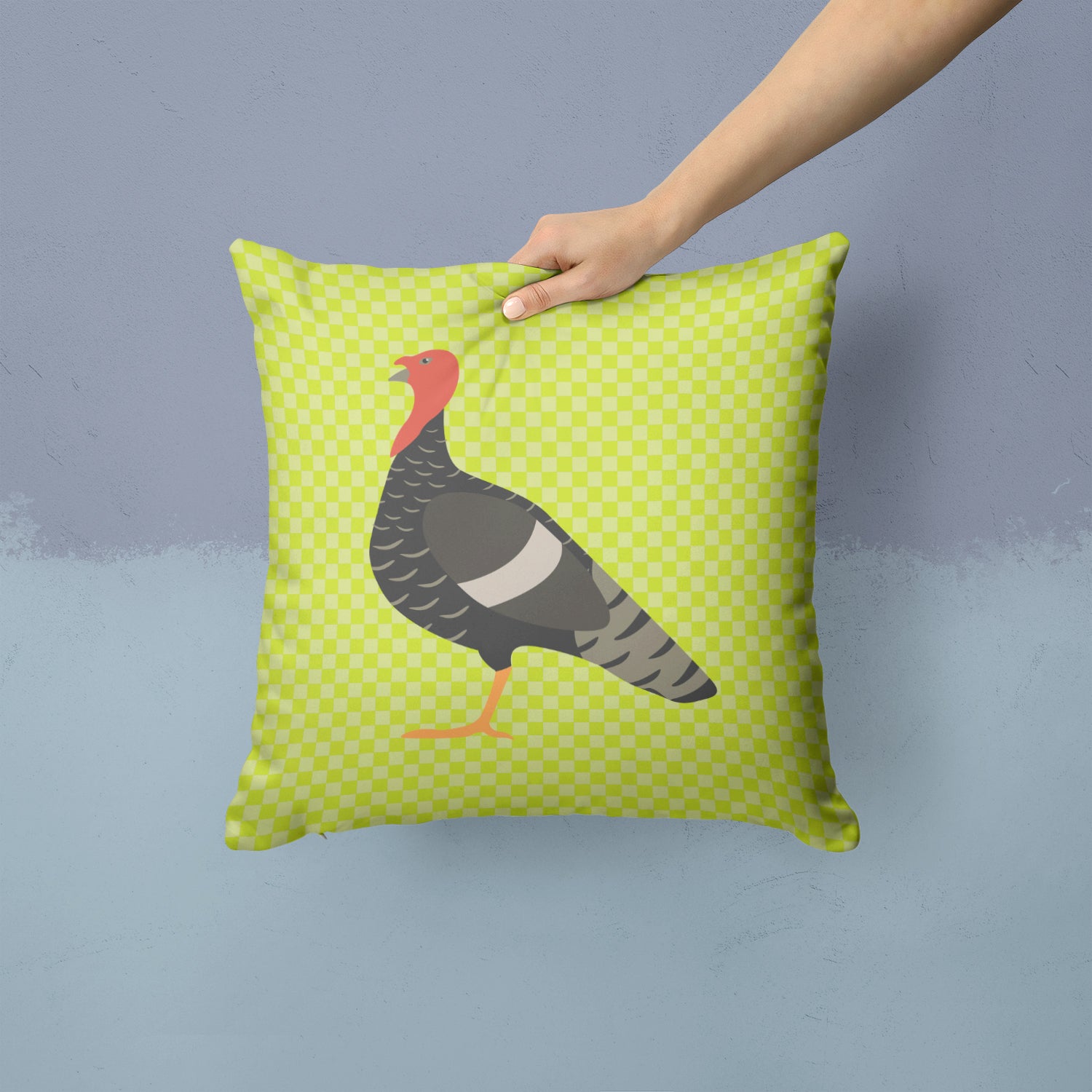 Marragansett Turkey Green Fabric Decorative Pillow BB7813PW1414 - the-store.com