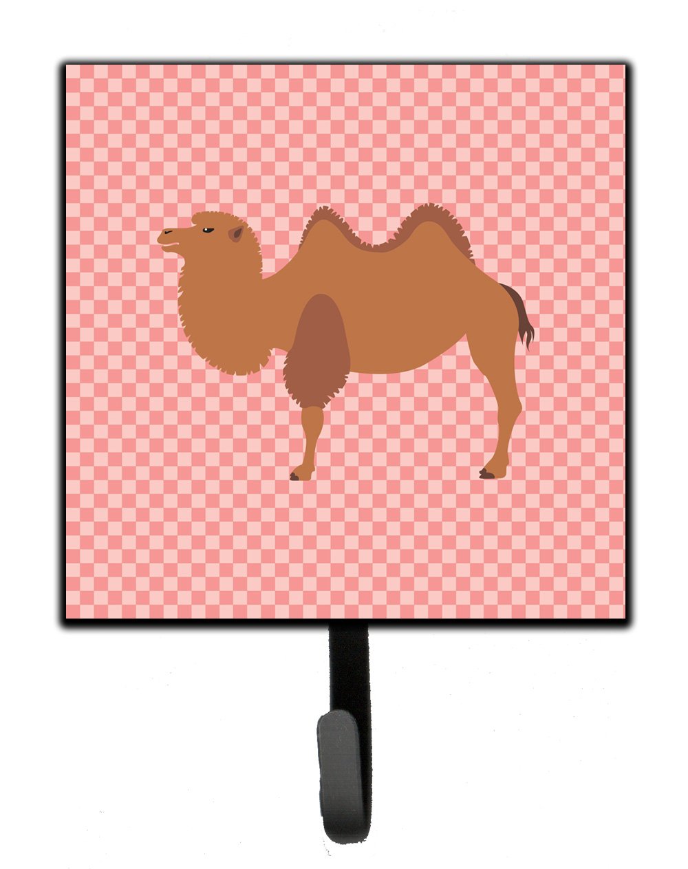 Bactrian Camel Pink Check Leash or Key Holder by Caroline's Treasures