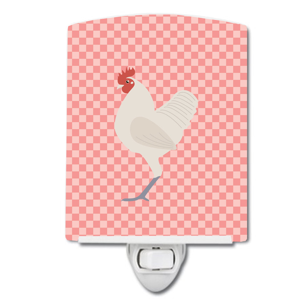 German Langshan Chicken Pink Check Ceramic Night Light BB7837CNL - the-store.com