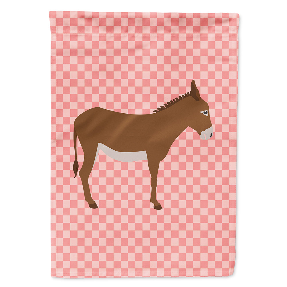 Cotentin Donkey Pink Check Flag Canvas House Size BB7849CHF  the-store.com.