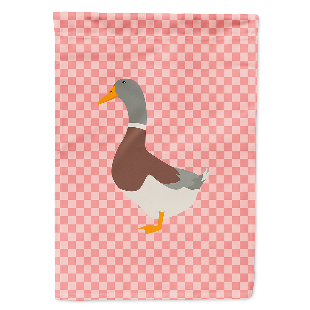 Saxony Sachsenente Duck Pink Check Flag Canvas House Size BB7863CHF  the-store.com.