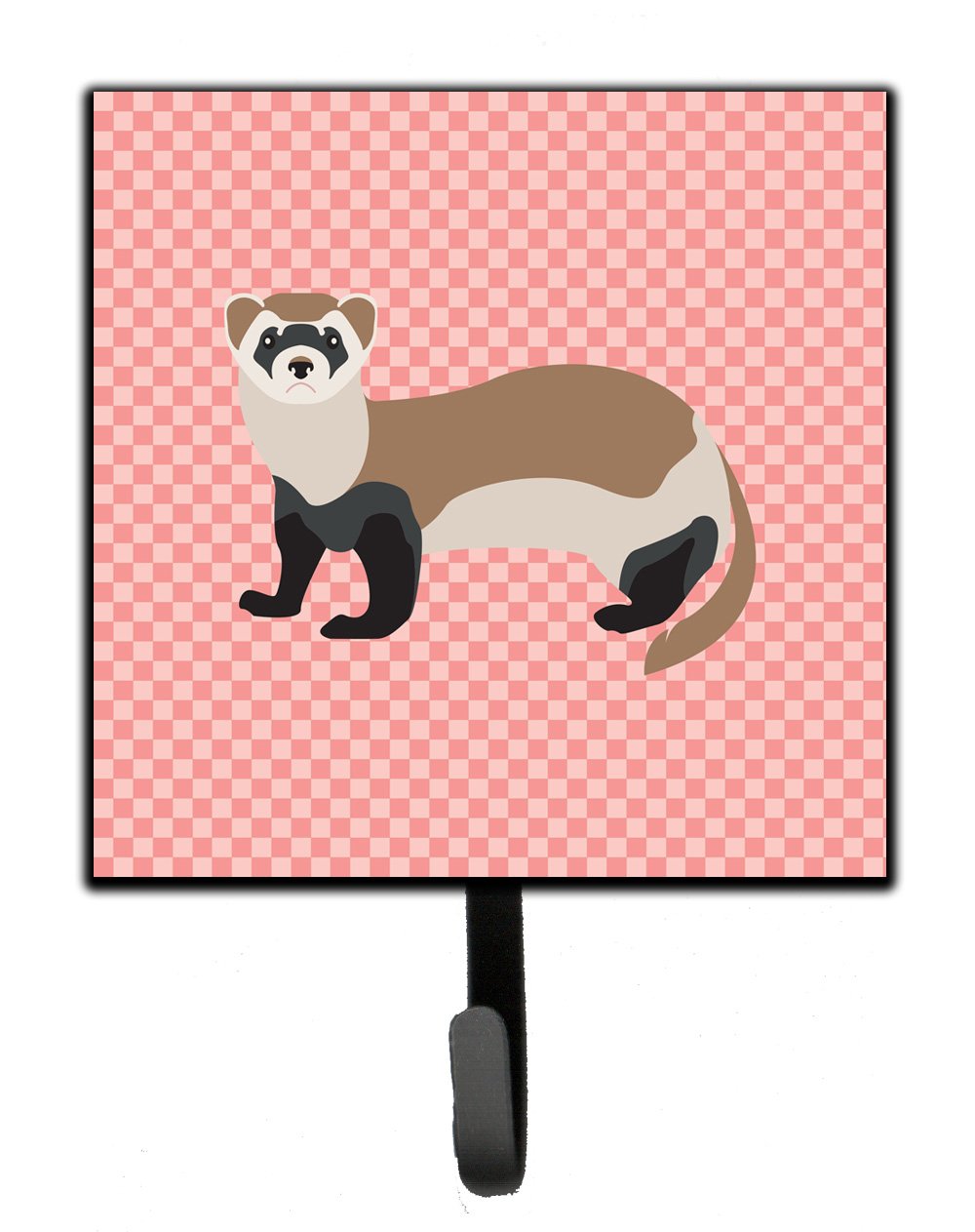 Ferret Pink Check Leash or Key Holder by Caroline's Treasures