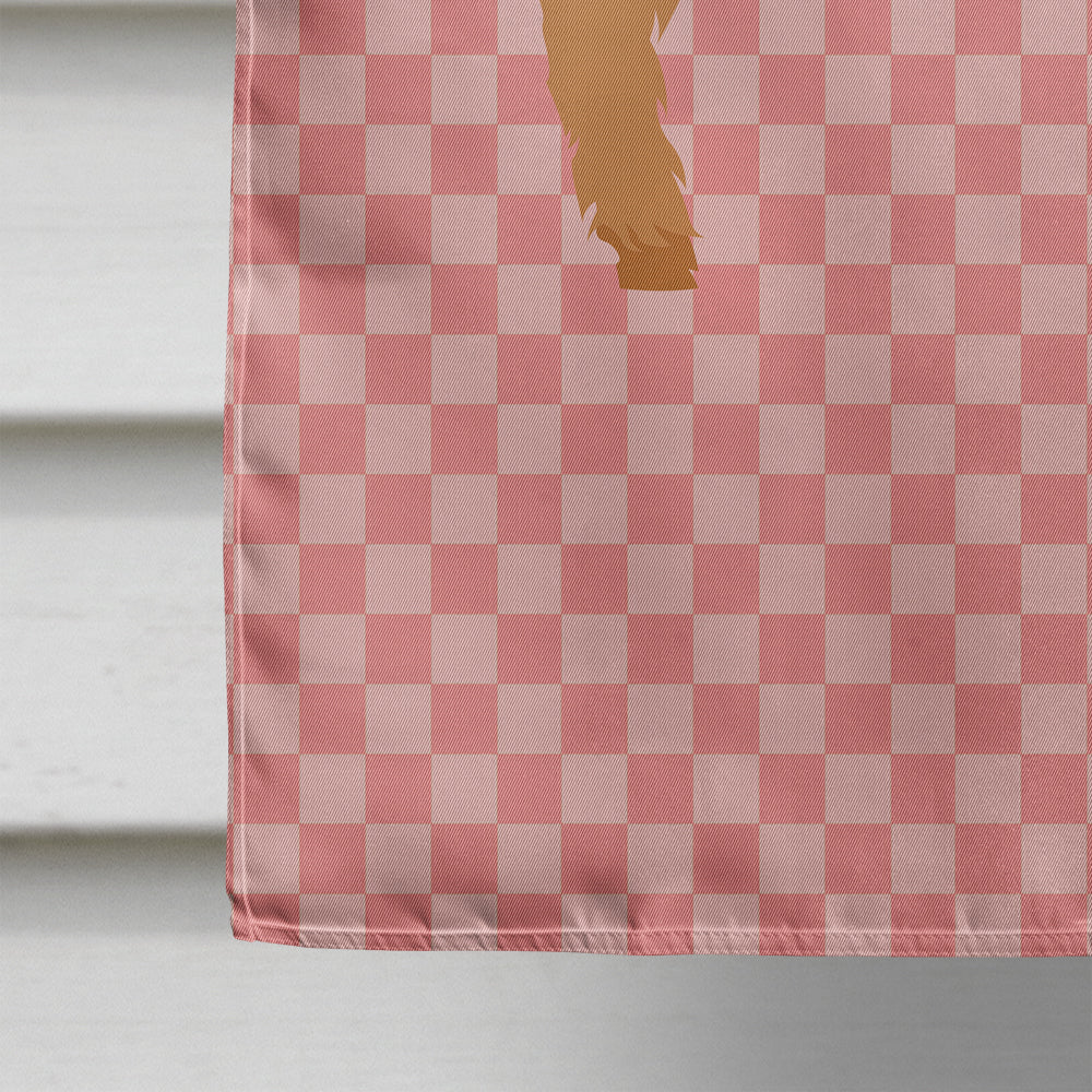 American Lamancha Goat Pink Check Flag Canvas House Size BB7885CHF  the-store.com.