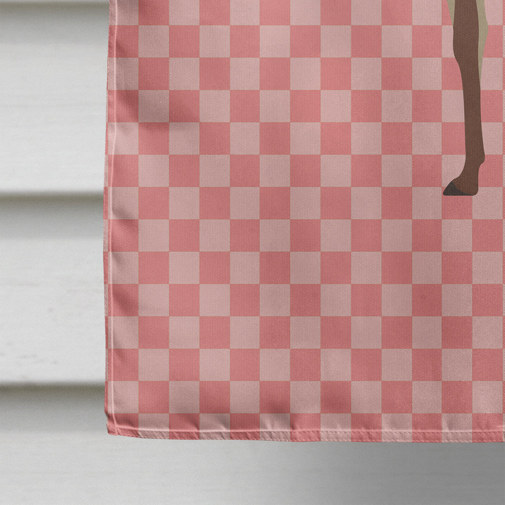 Vicugna or Vicuna Pink Check Flag Canvas House Size BB7917CHF  the-store.com.
