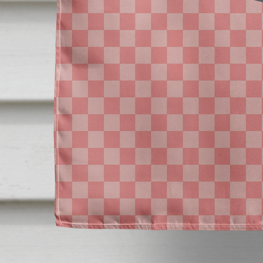 Racing Pigeon Pink Check Flag Canvas House Size BB7951CHF  the-store.com.