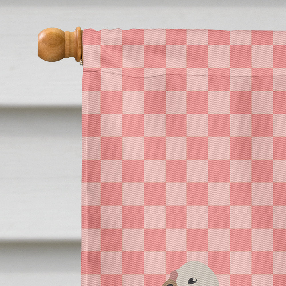 Jersey Buff Turkey Hen Pink Check Flag Canvas House Size BB7984CHF  the-store.com.