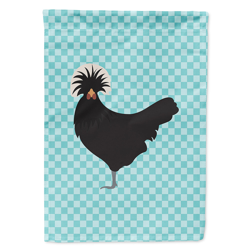 Polish Poland Chicken Blue Check Flag Canvas House Size BB8008CHF  the-store.com.