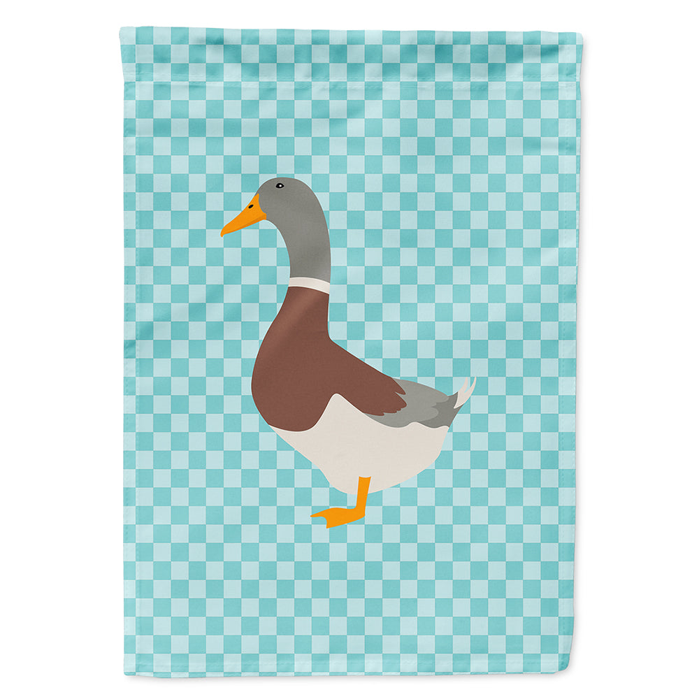 Saxony Sachsenente Duck Blue Check Flag Canvas House Size BB8037CHF  the-store.com.