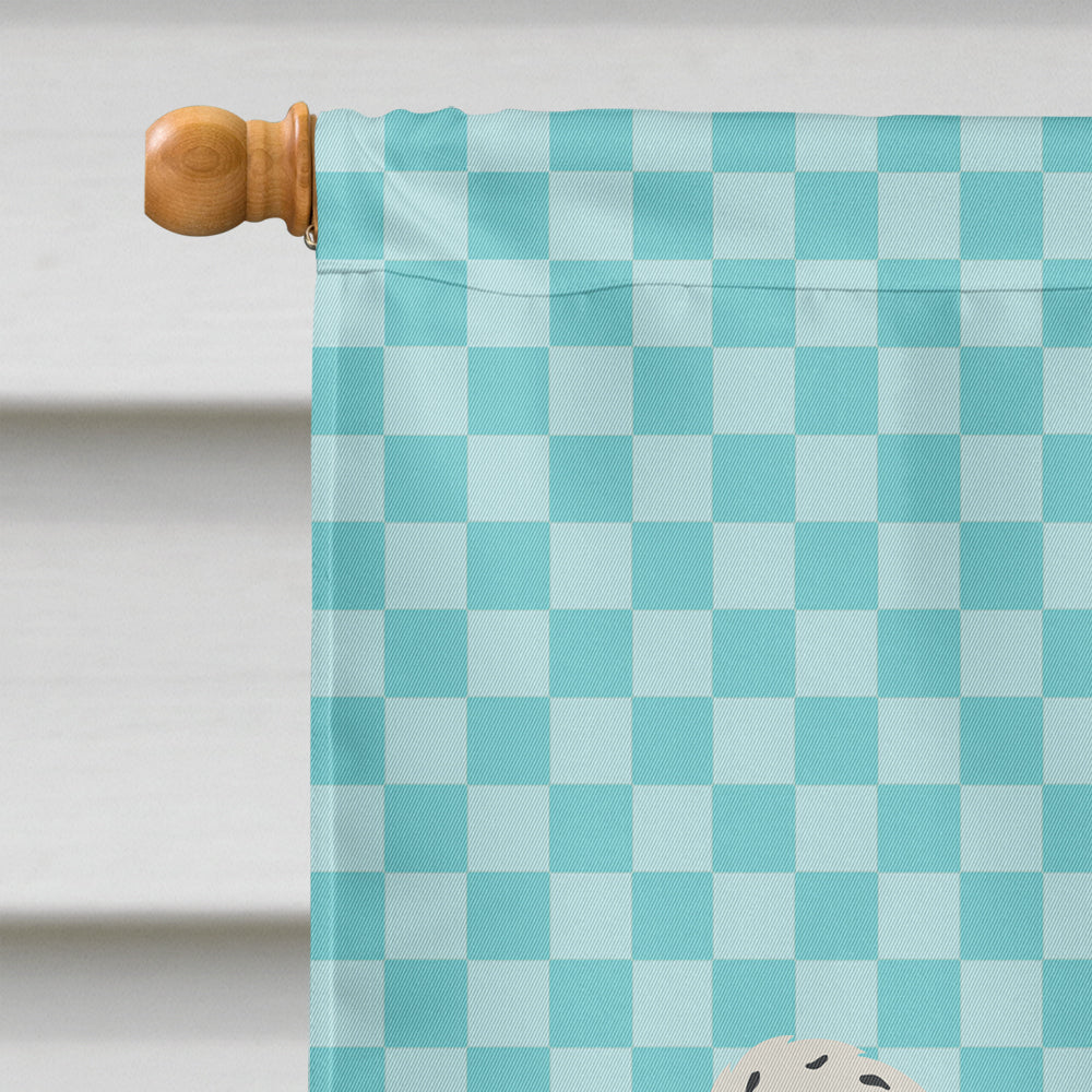 Muscovy Duck Blue Check Flag Canvas House Size BB8038CHF  the-store.com.