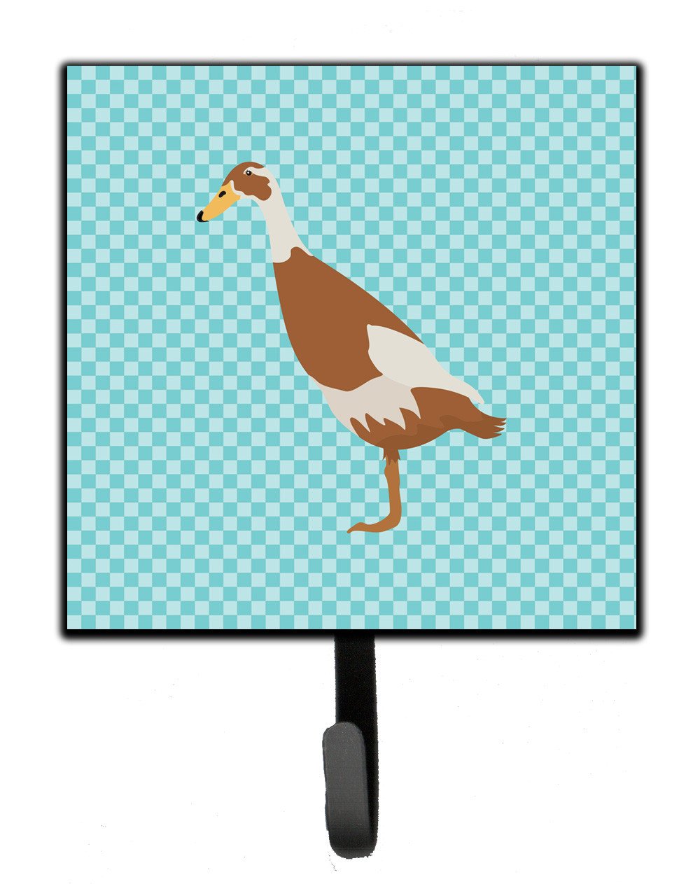 Indian Runner Duck Blue Check Leash or Key Holder BB8039SH4 by Caroline's Treasures