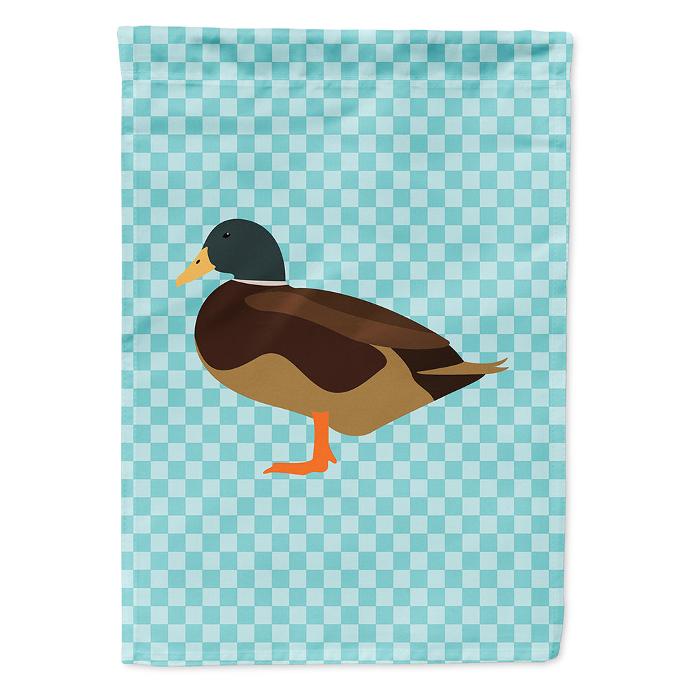 Silver Bantam Duck Blue Check Flag Canvas House Size BB8041CHF  the-store.com.