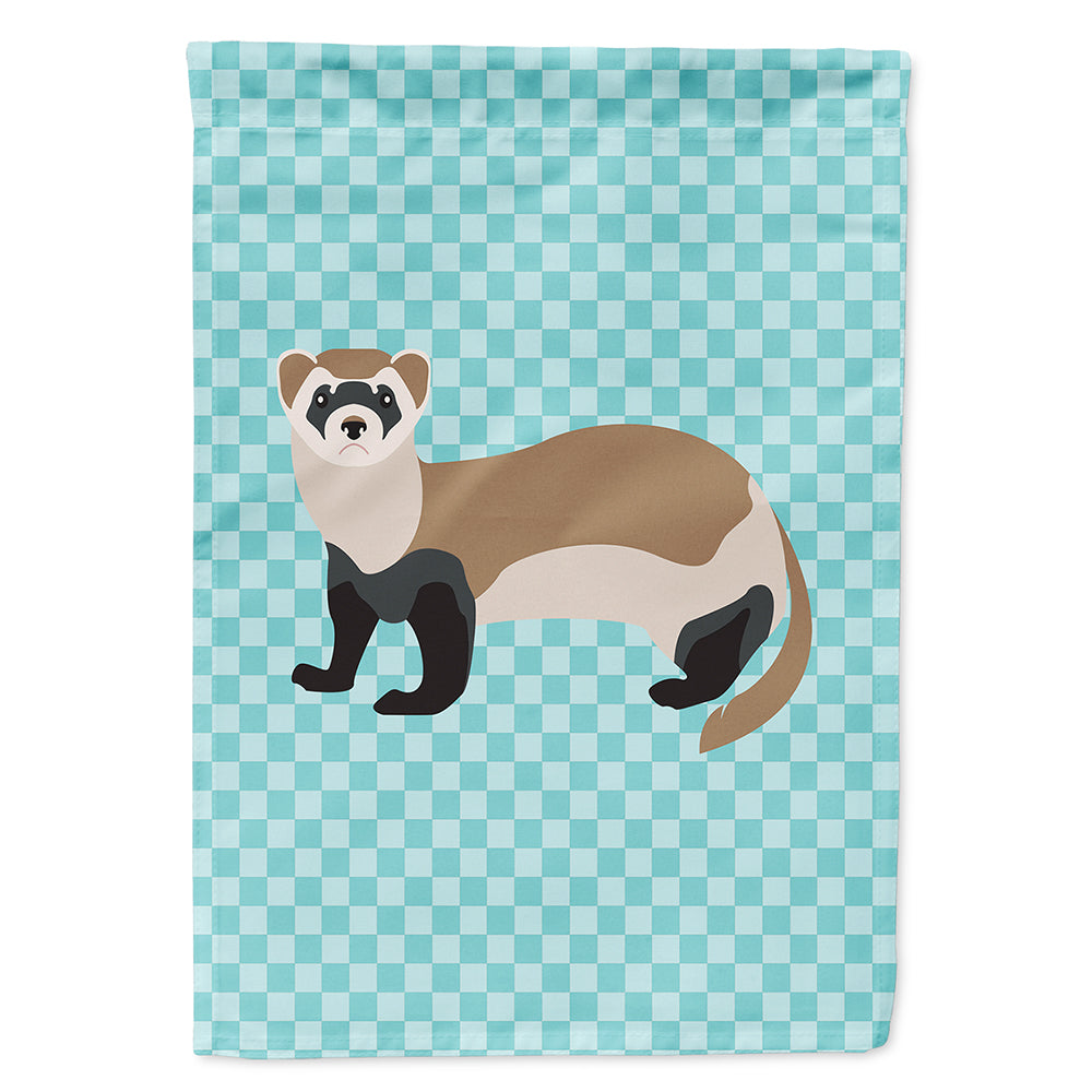 Ferret Blue Check Flag Canvas House Size BB8052CHF  the-store.com.