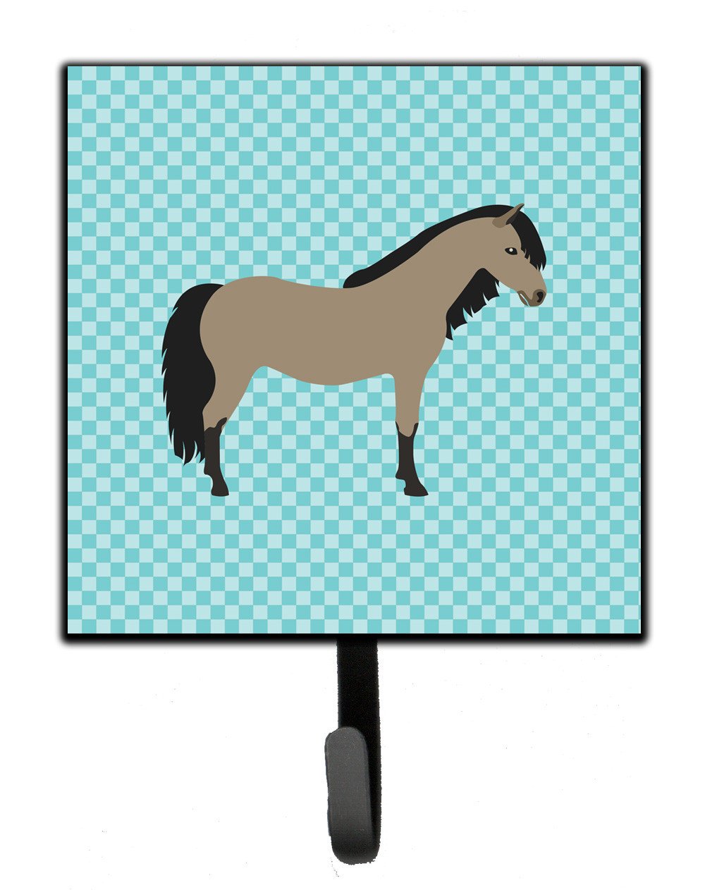 Welsh Pony Horse Blue Check Leash or Key Holder BB8084SH4 by Caroline's Treasures