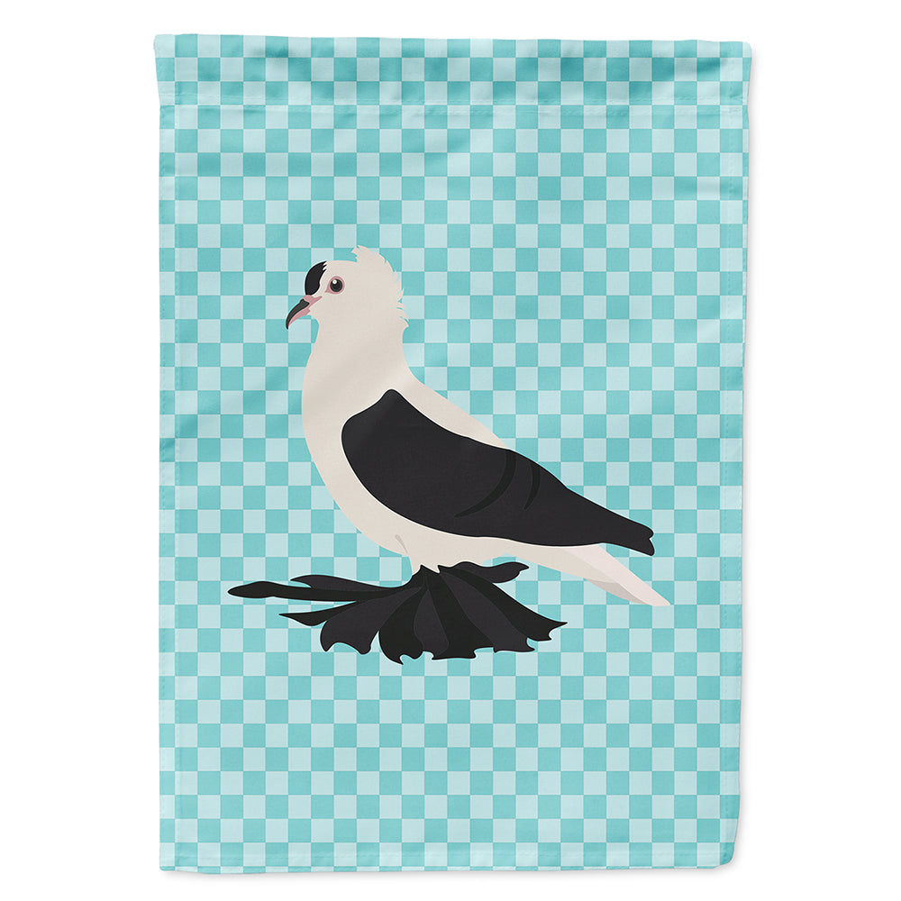 Saxon Fairy Swallow Pigeon Blue Check Flag Canvas House Size BB8120CHF  the-store.com.