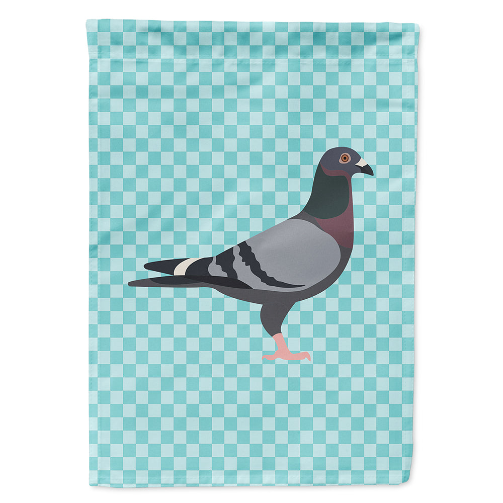 Racing Pigeon Blue Check Flag Canvas House Size BB8125CHF  the-store.com.