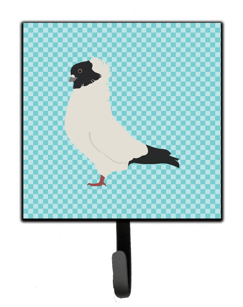 Nun Pigeon Blue Check Leash or Key Holder BB8126SH4 by Caroline's Treasures