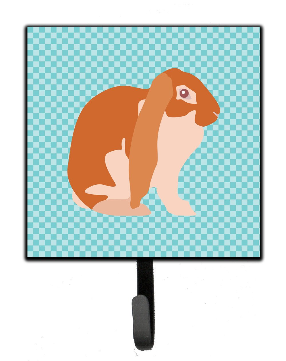 English Lop Rabbit Blue Check Leash or Key Holder BB8136SH4 by Caroline's Treasures