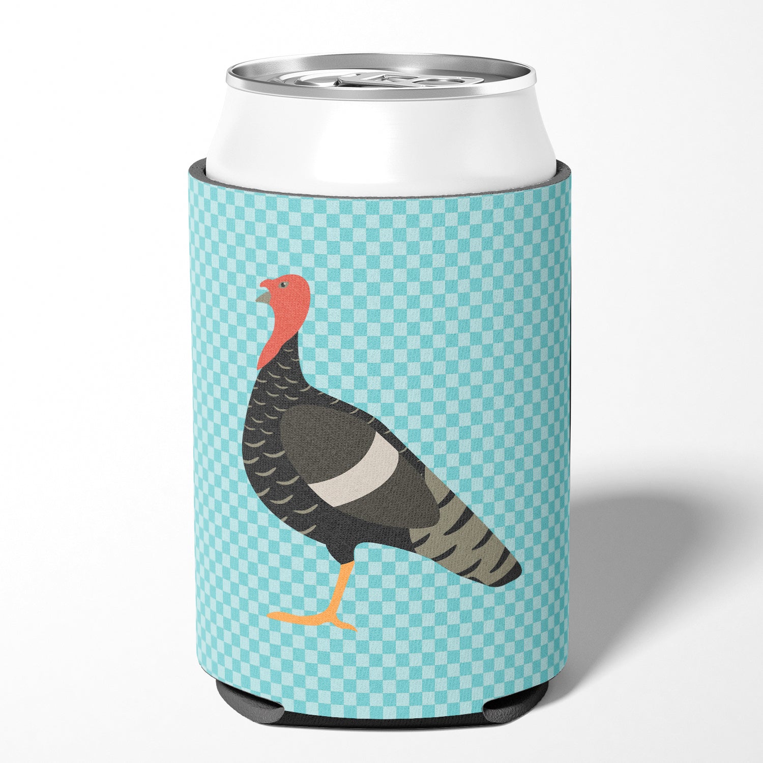 Marragansett Turkey Blue Check Can or Bottle Hugger BB8161CC  the-store.com.