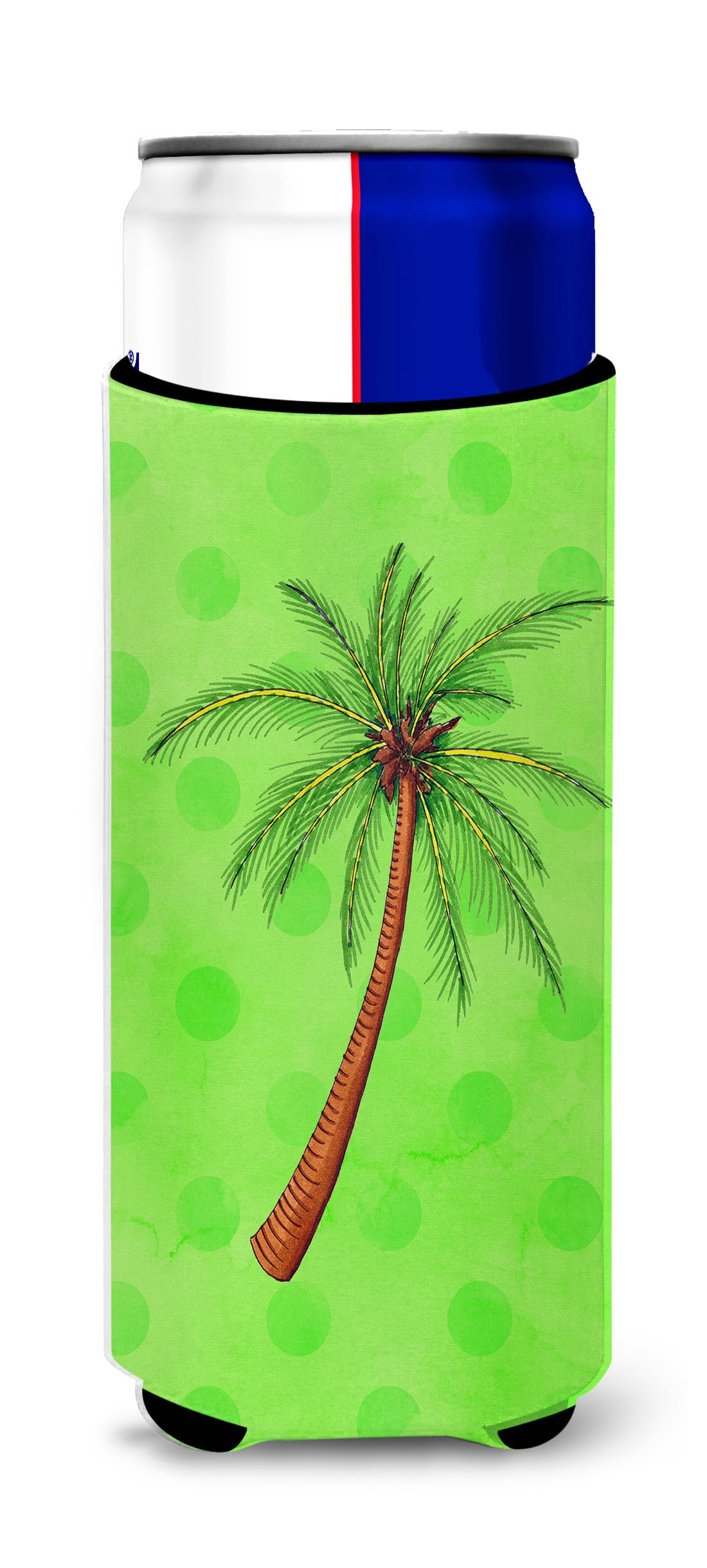 Palm Tree Green Polkadot  Ultra Hugger for slim cans BB8165MUK  the-store.com.