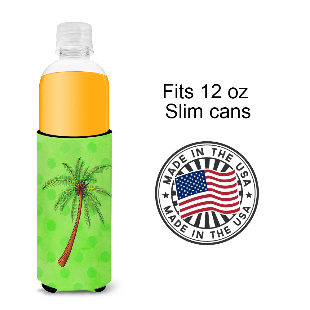Palm Tree Green Polkadot  Ultra Hugger for slim cans BB8165MUK  the-store.com.