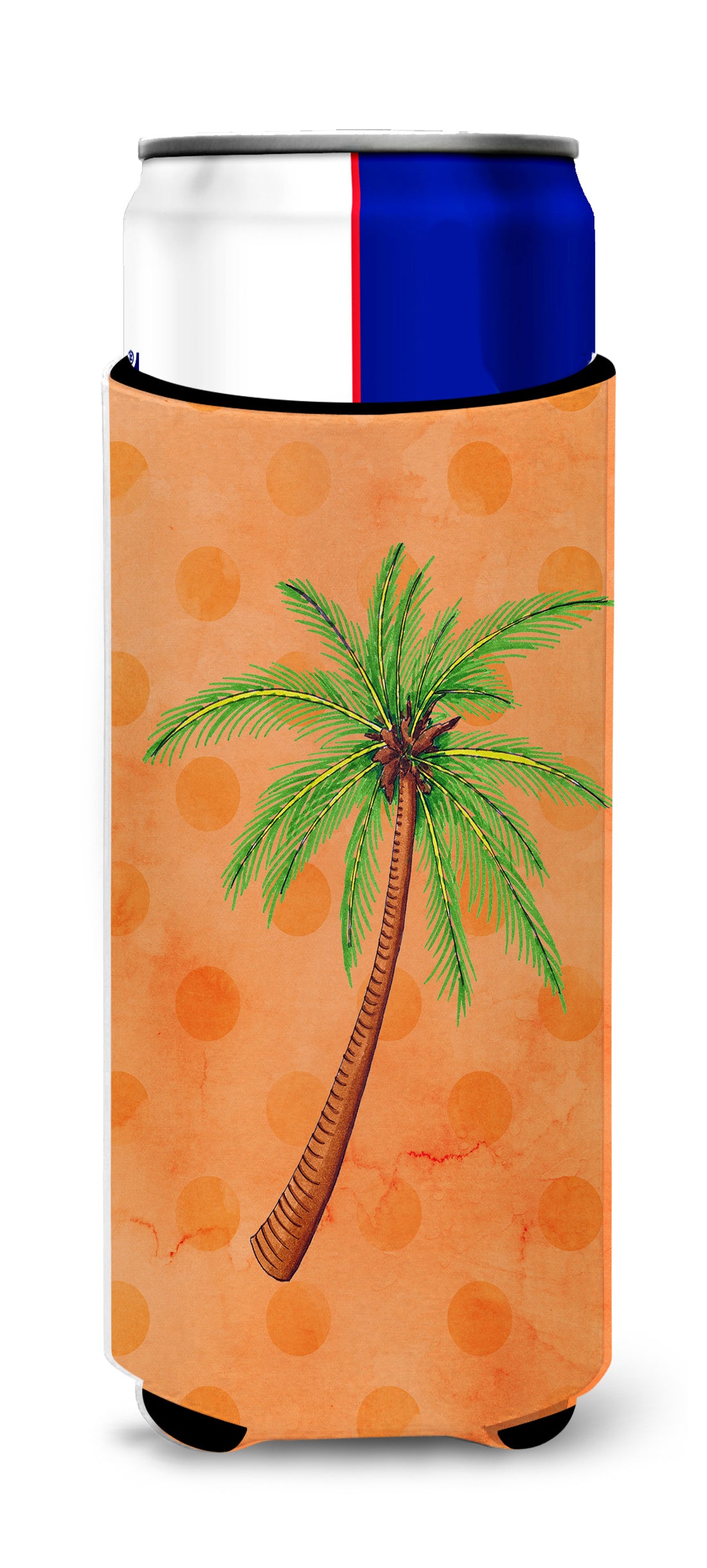 Palm Tree Orange Polkadot  Ultra Hugger for slim cans BB8168MUK  the-store.com.