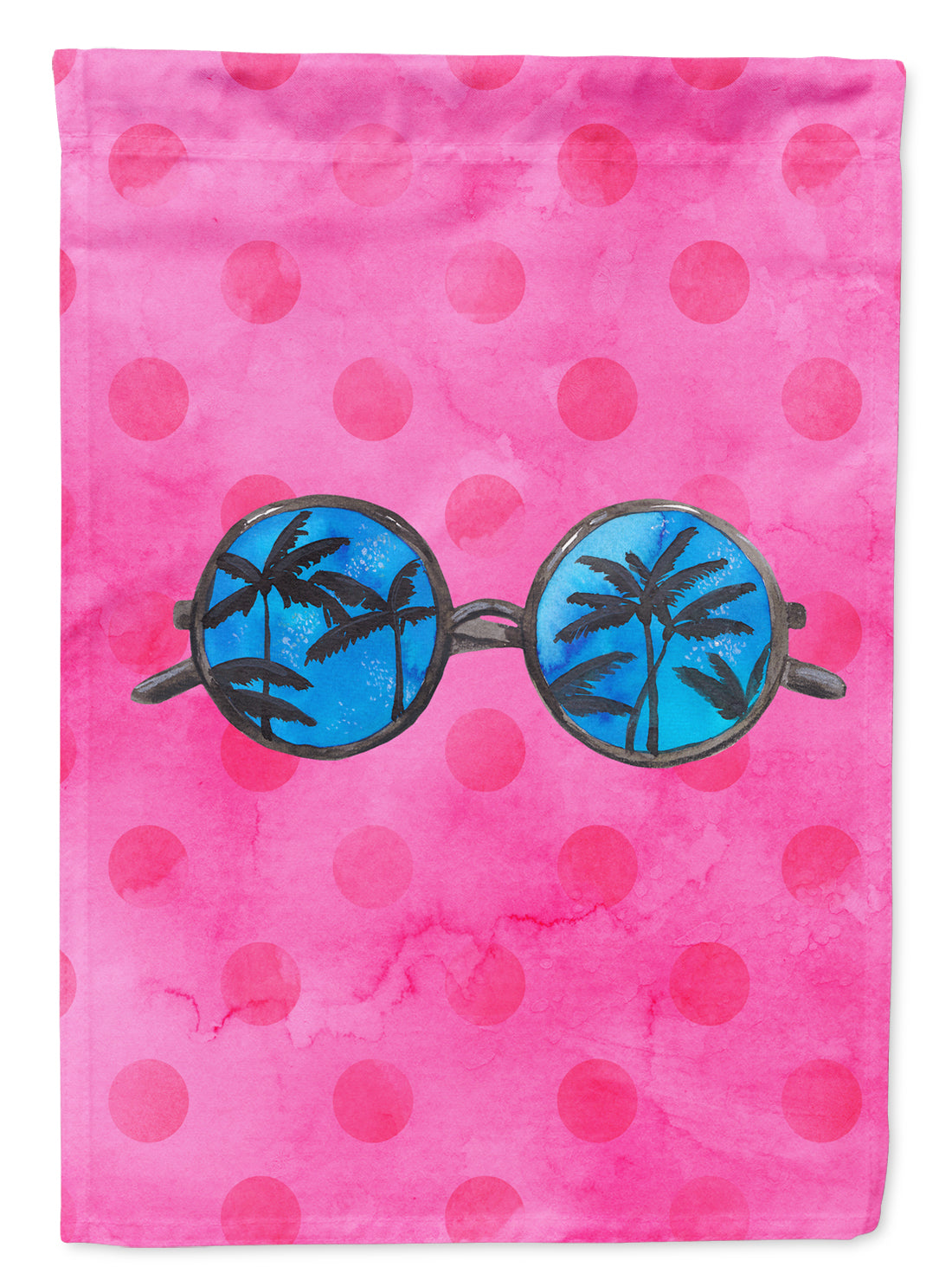 Sunglasses Pink Polkadot Flag Garden Size BB8179GF  the-store.com.