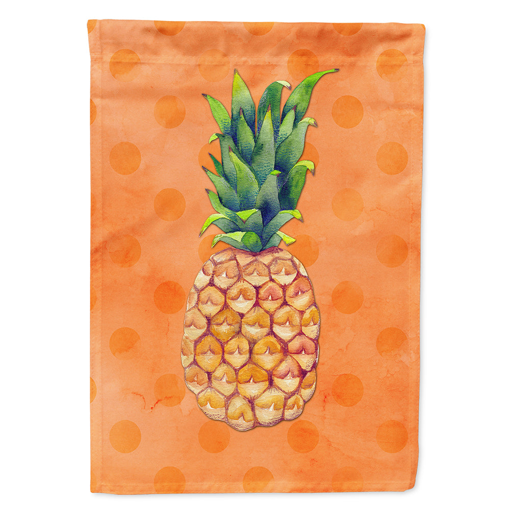 Pineapple Orange Polkadot Flag Canvas House Size BB8193CHF  the-store.com.