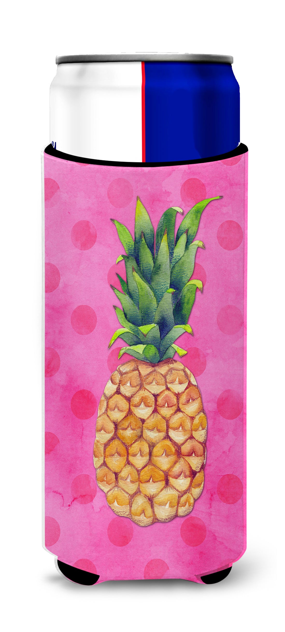 Pineapple Pink Polkadot  Ultra Hugger for slim cans BB8194MUK  the-store.com.