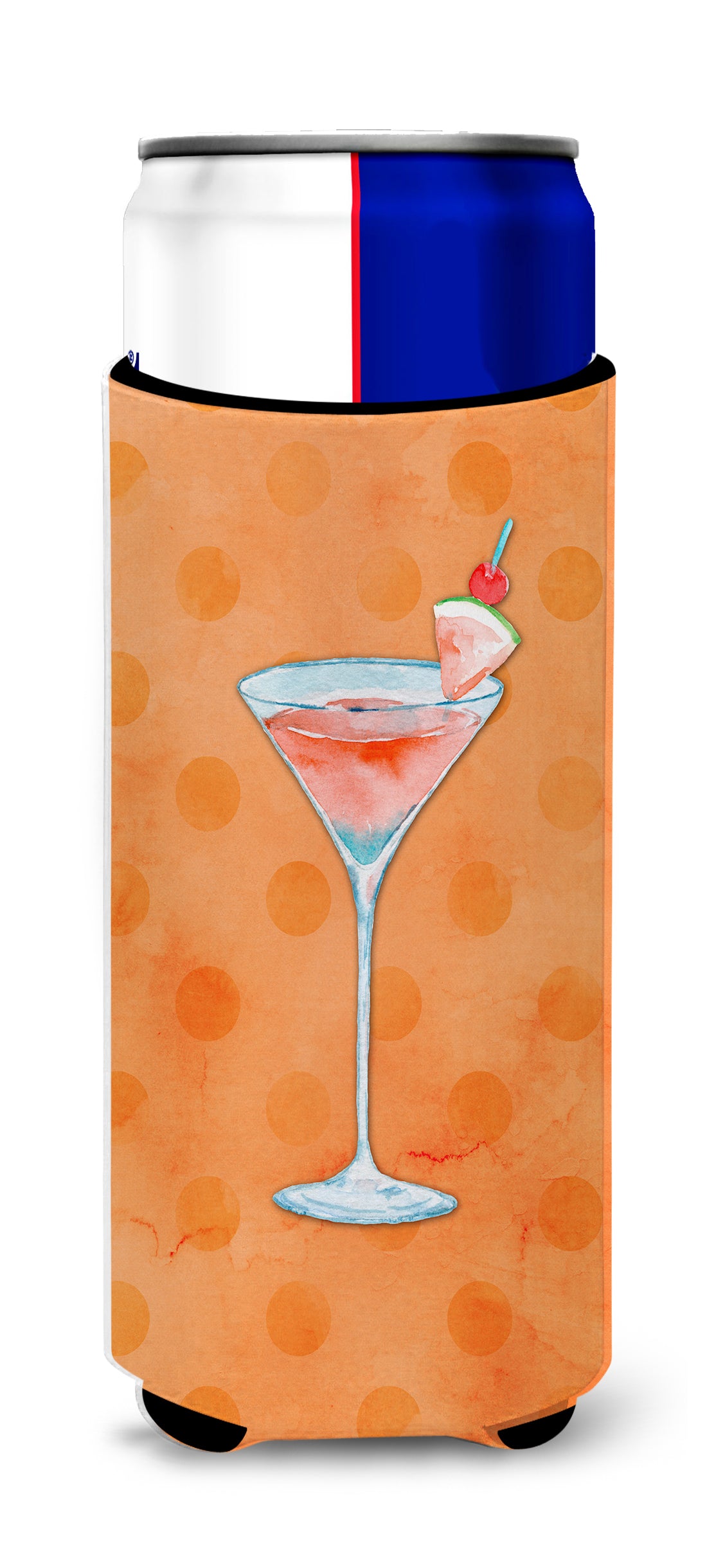 Summer Martini Orange Polkadot  Ultra Hugger for slim cans BB8218MUK  the-store.com.